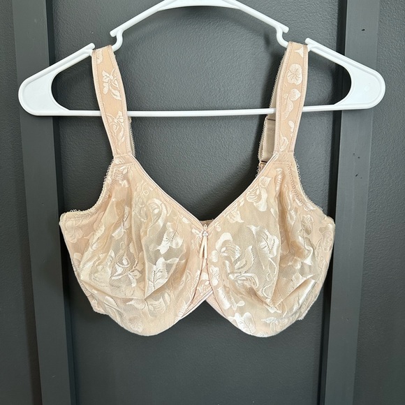 WACOAL BRA SIZE 40DD STYLE #85567 BEIGE THE AWARENESS BRA FULL FIGURE UNDERWIRE - Picture 1 of 8